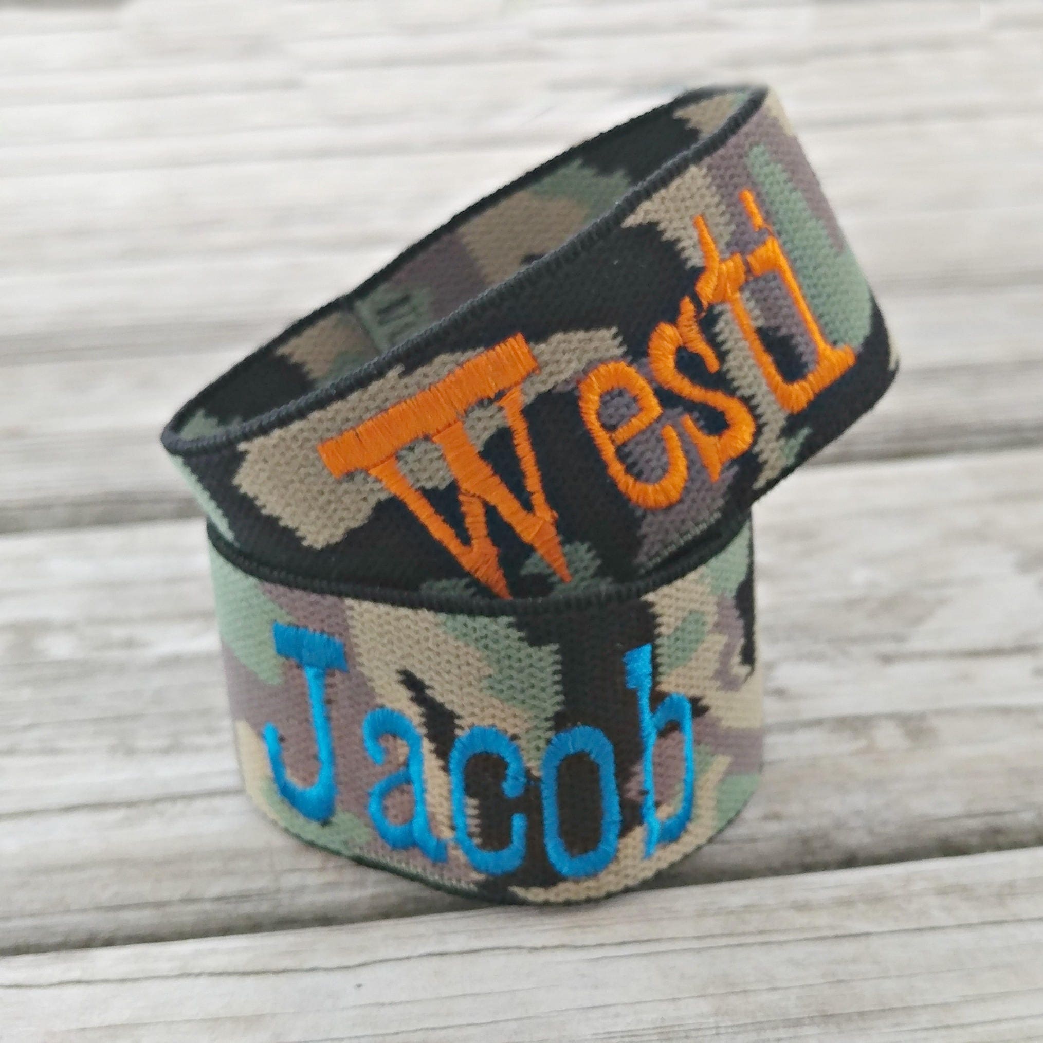 Personalized Sippy Cup Labels For Boys Camo Cup Name Bands