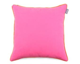 We Love Beds Orange And Raspberry Pillow Case