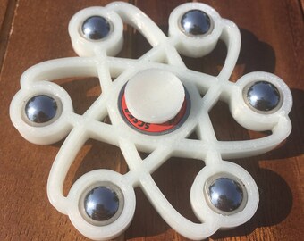 Custom Atom Hand Ball Spinner Fidget Toy EDC w/ ABEC 9 Bearing, Up To 3 Minute Spin, Any Color