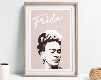 Frida Kahlo Poster, Frida Poster Feminism Wall Art, Frida Kahlo Wall Art, Frida Wall Art, The Future Is Female, Female Empowerment Printable