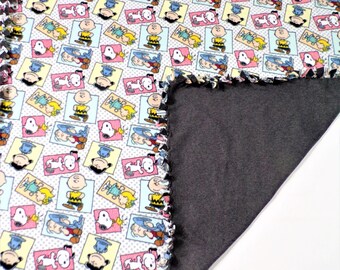Peanuts Gang Blanket - Snoopy Birthday Gift - Snoopy Baby Shower - Adult Lap Blanket - Child Fleece Blanket - Snoopy Blanket - Crib Blanket