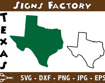 Texas Vector, State Clipart, TX Clip Art, Texas SVG, State PNG studio cut file Silhouette Studio Cameo, Cricut Dxf Eps Png