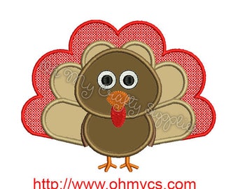 Turkey Applique Design