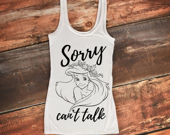 Ariel SVG | Disney SVG | Ariel Disney SVG | Ariel Silhouette Cricut | Ariel svg cut file | The Little Mermaid svg | Sorry I cant talk svg