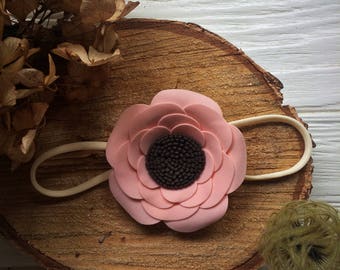 Hair accessories with flowers for little lady