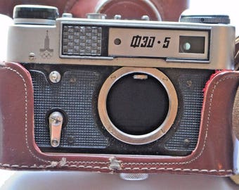 Camera FED 5. USSR. With Olympic symbols