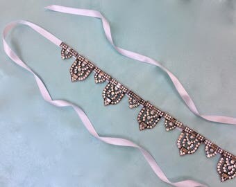 Wedding Bridal Sash, Wedding Bridal Belt, Crystal Bridal Sash, Crystal Wedding Sash, Great Gatsby Sash, Art Deco Sash