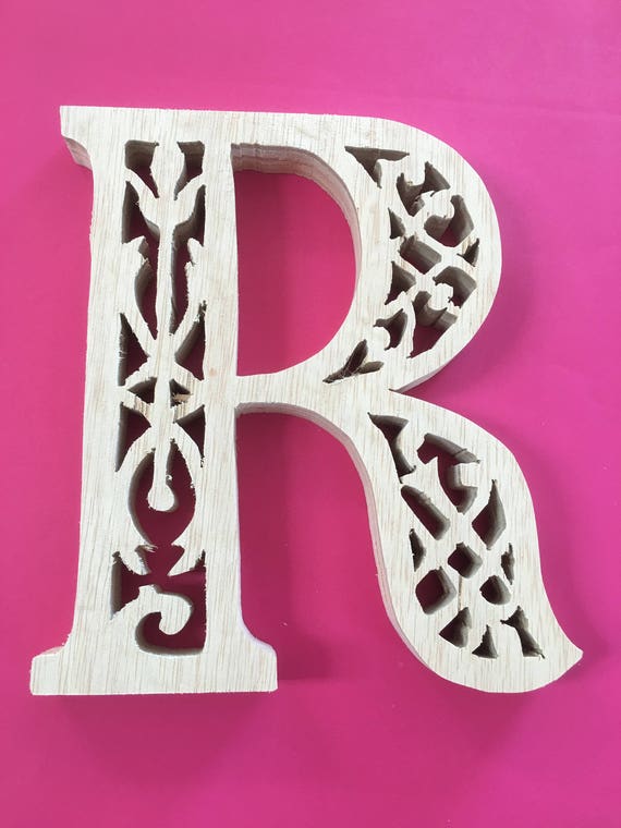 Wooden Letters Wooden Numbers crafted with scroll saw