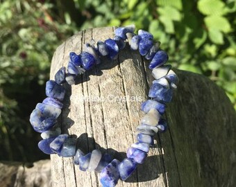 Sodalite Reiki Crystal Bracelet