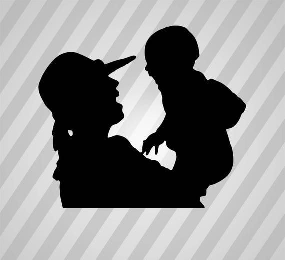 Download Mother And Baby Silhouette Dxf Svg Eps Rld RDWorks Pdf