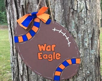 Auburn Football Door Hanger