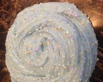 Blue Fun-Fetty Cake Batter