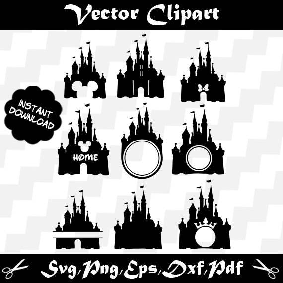 Download Disney Castle Svg Disney Castle Clipart Disney Castle