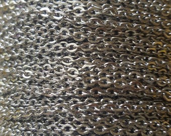 1 meter of 2 mm stainless steel chain