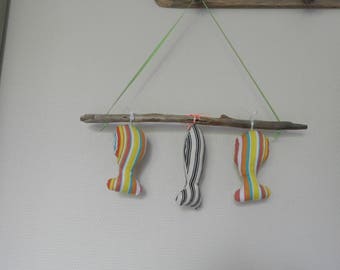 Decorative fish mobile
