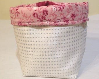 very girly storage basket