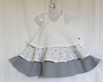 cotton ruffle dress 4t