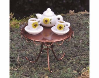 Porcelain Tea Set (Fiddlehead)