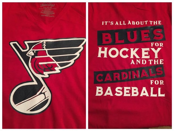 blues cardinals mashup shirt