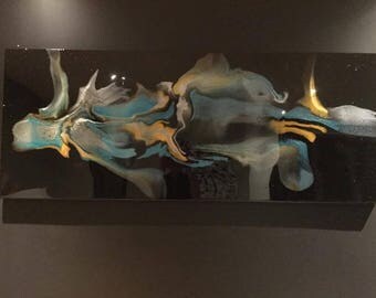 24"x60" large contemporary art