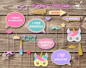 Unicorn mask | Etsy