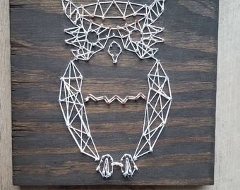 Owl string art | Etsy