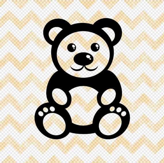 teddy bear clipart teddy bear svg svg files for silhouette