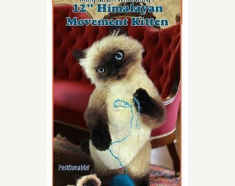ON SALE Cat Sewing pattern, Stuffed animal Pattern, PDF Cat Pattern, Plush Animal Pattern, Cat Stuffy, Plush Cat, Teddy Bear Pattern, Cat Pa