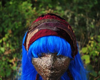 Headband - Dreadband - Boho Headband - Hippie Headband - Womens Headband - Sacred Geometry Dread Wrap - Hair Wrap - Gypsy Headband