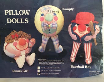 Vintage Humpty Dumpty Pillow Doll Kit