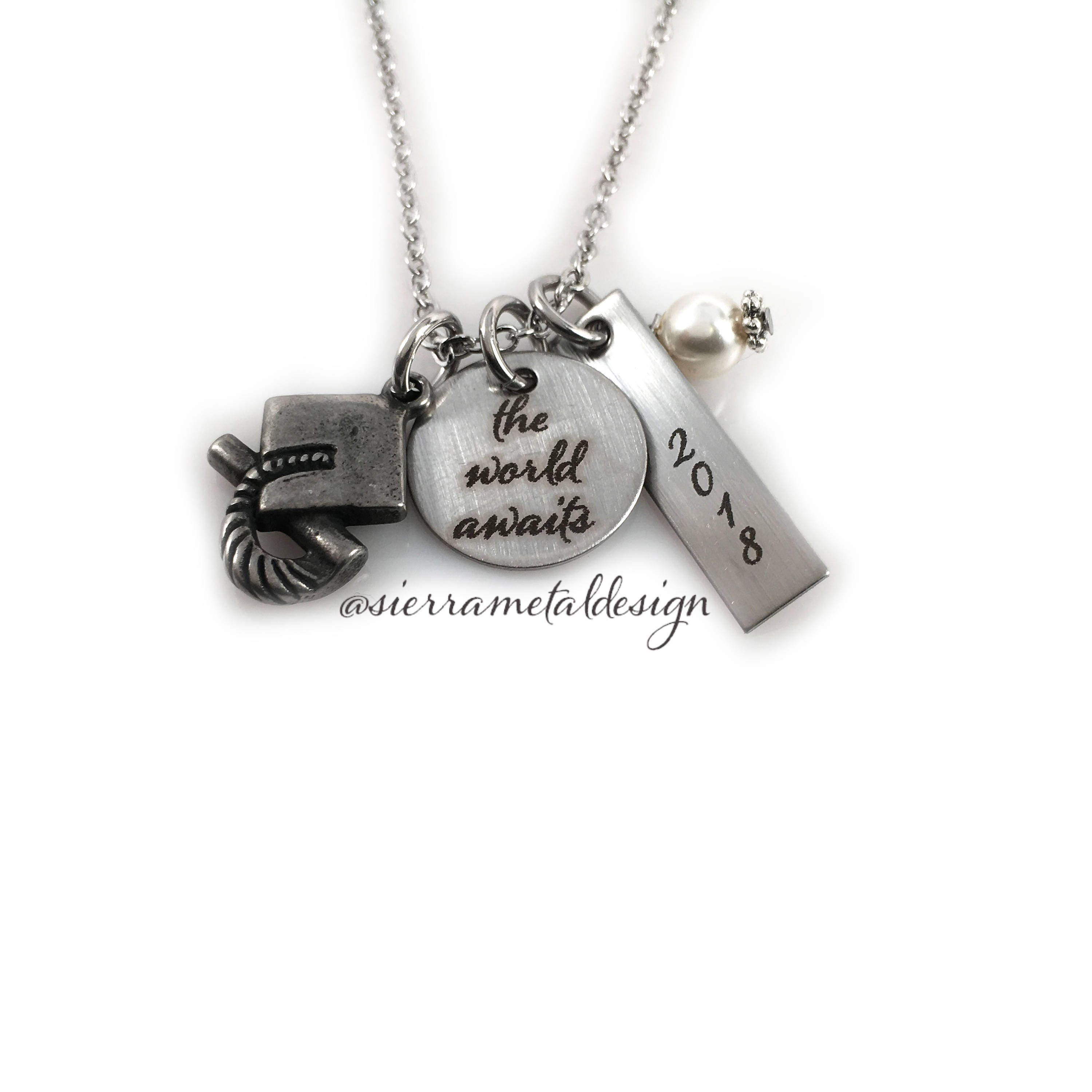 Graduation Necklace Graduation Gift 2017 Class of 2017