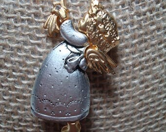 Vintage DANACRAFT Littlest Angel Guardian Angel pin.