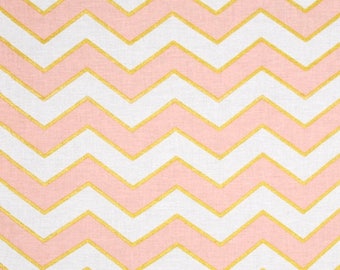 SUMMER SALE End of Bolt - 25"x44" of Confection Chic Chevron Pearlized From Michael Miller's Glitz Collection