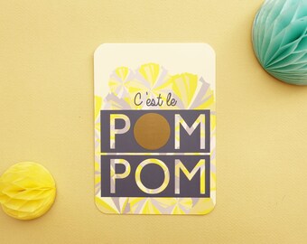 Scratch-off pregnancy announcement card - grandparent pregnancy announcement - dad pregnancy announcement