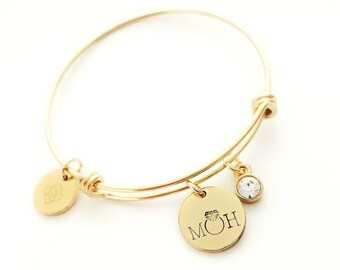 Maid of Honor Bracelet - Maid of Honor Gift -Matron of Honor Bracelet - Matron of Honor Gift - Bridesmaid Gift - Bridesmaid Bracelet