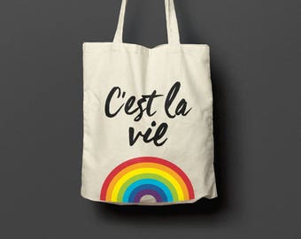 C'est La Vie Tote Bag