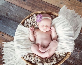 Standard Thick and thin basket filler layer blanket newborn photography prop