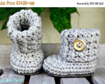 ON SALE Baby booties, crochet shoes crochet, crochet baby, baby shoes, baby