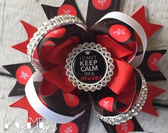 Keep Calm Musical.ly Hair Bow