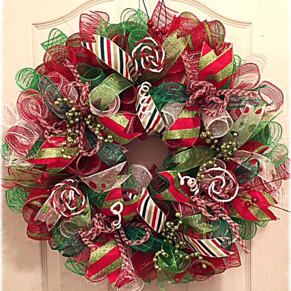 Handcrafted Deco Mesh Wreaths arrangements and by CKDazzlingDesign