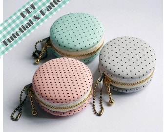 15% OFF PDF Macaron Coin Purse - Tutorial & Patterns (INSTANT Download)