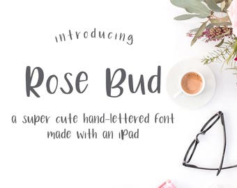 Rose Bud Handwritten Font Rose Bud Handwritten Font