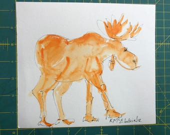 The moose is a bit loose will need custom framing