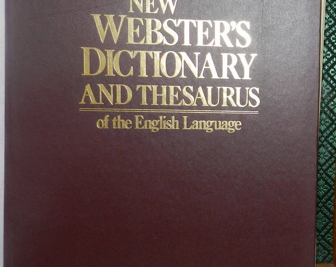 New Websters Dictionary and Thesaurus of the English LanguageHardcover – 1992