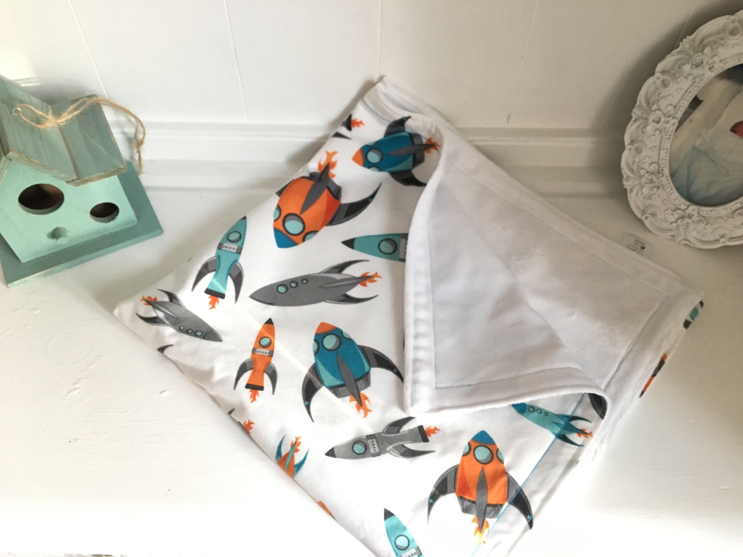 Rocket Baby Blanket pram stroller size