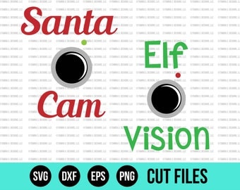 Santa Cam - Christmas SVG Bundle - Santa Camera - Elf Camera - Santa SVG Files - SVG Bundle - Cricut Christmas Svg - Holiday Svg