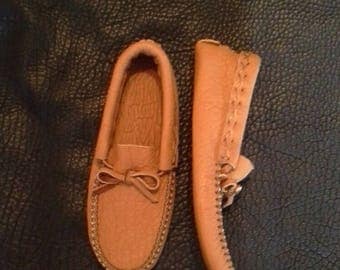 deerskin lined moccasins