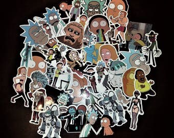 Rick and Morty Sticker Bomb Sticker Pack