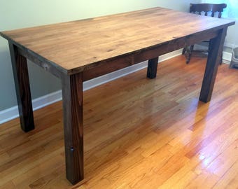 Four Post Farm Table: The Charles Village