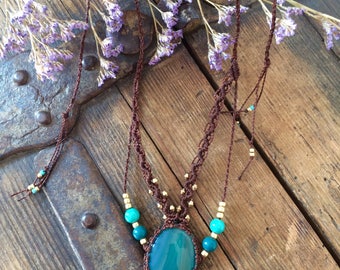 Macrame necklace - Celtic Princess